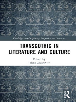 cover image of TransGothic in Literature and Culture